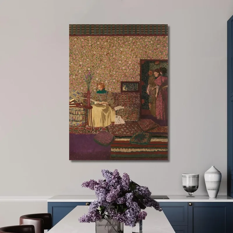 Charaktere In Einem Innenraum. Privatsphäre Édouard Vuillard