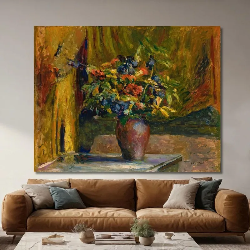 Larkspur E Gerani Édouard Vuillard
