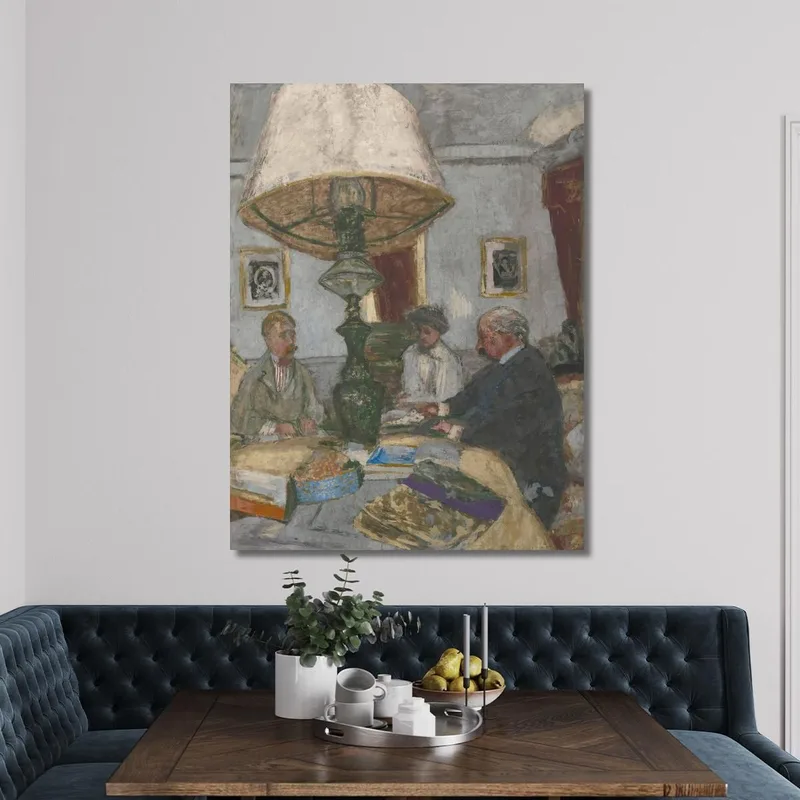 Under The Great Lamp In Saint-Jacut Édouard Vuillard