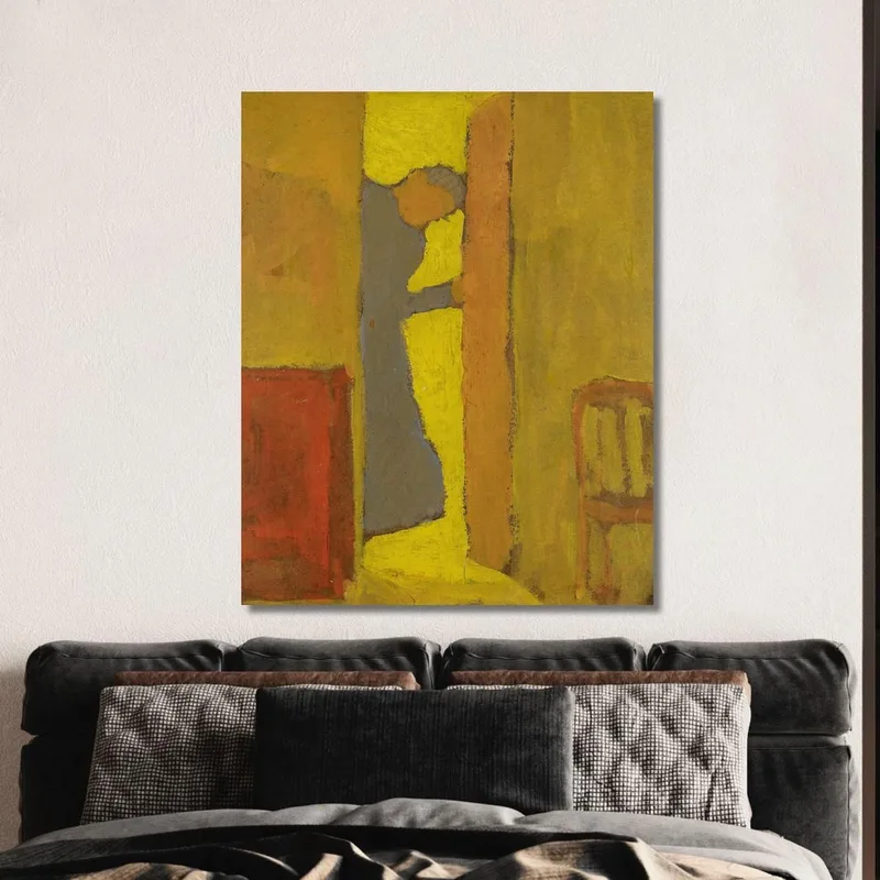 La Madre Del Artista Abriendo Una Puerta Édouard Vuillard