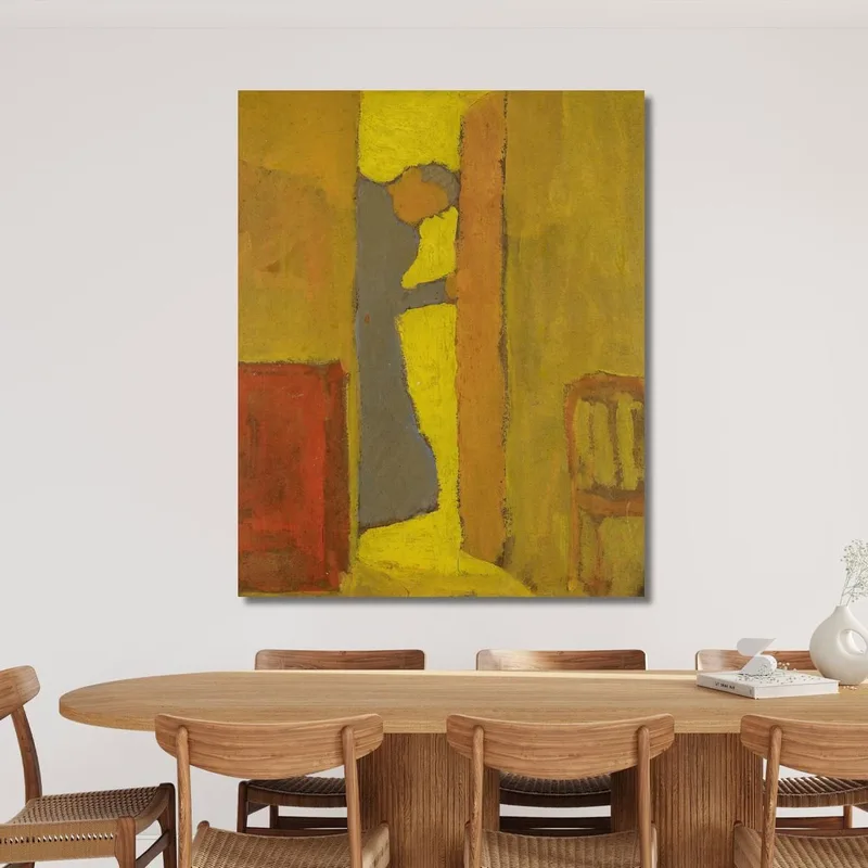La Madre Del Artista Abriendo Una Puerta Édouard Vuillard
