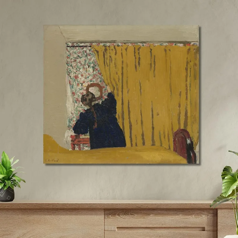 Der Gelbe Vorhang Édouard Vuillard