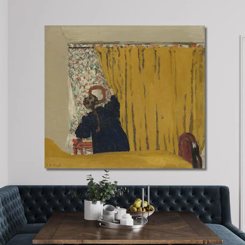 Der Gelbe Vorhang Édouard Vuillard