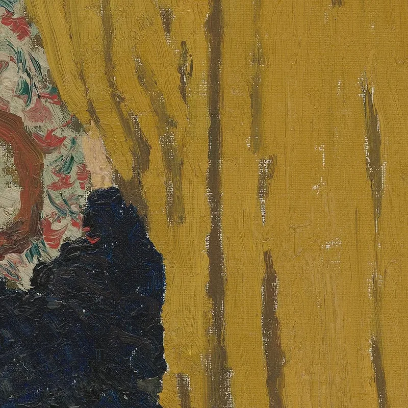 Der Gelbe Vorhang Édouard Vuillard