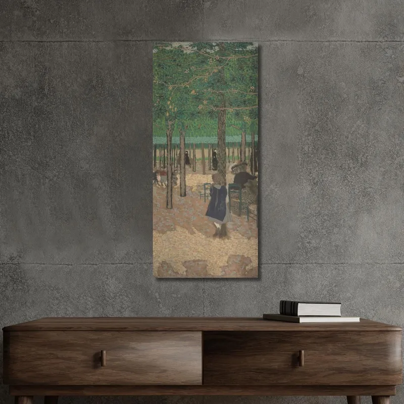 Sous Les Arbres Des Jardins Publics Édouard Vuillard