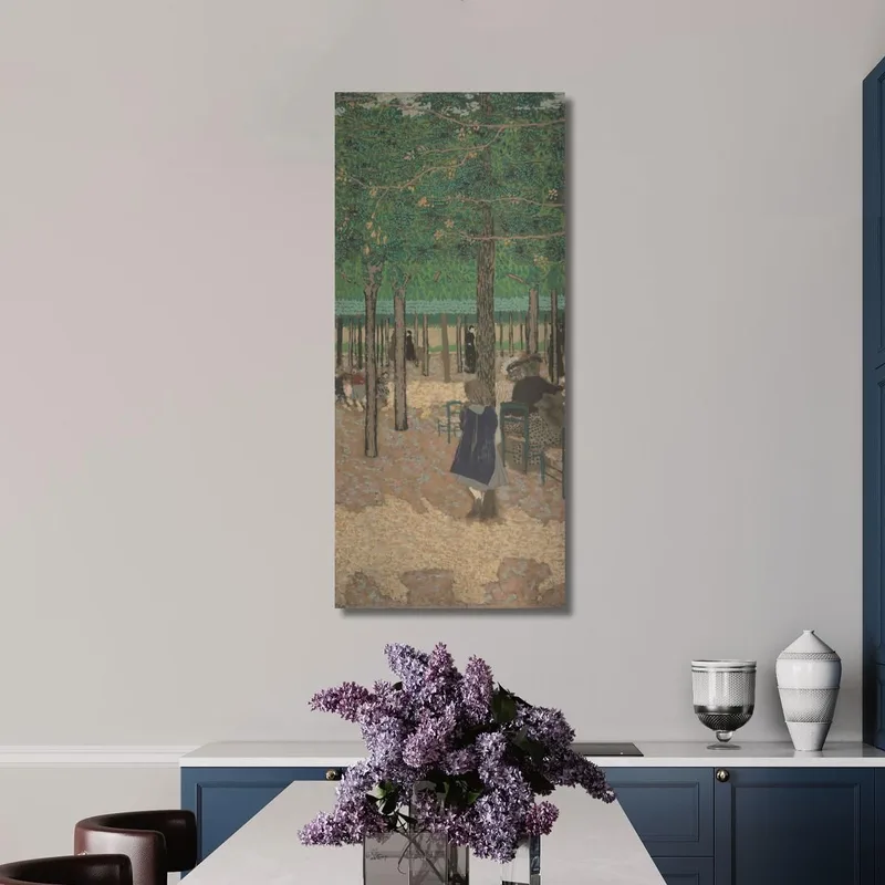 Sous Les Arbres Des Jardins Publics Édouard Vuillard