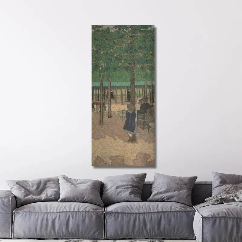 Sous Les Arbres Des Jardins Publics Édouard Vuillard