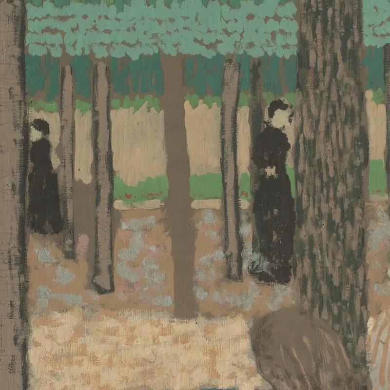 Sous Les Arbres Des Jardins Publics Édouard Vuillard