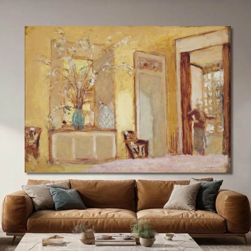 Woman In An Interior Madame Hessel At Les Clayes Édouard Vuillard