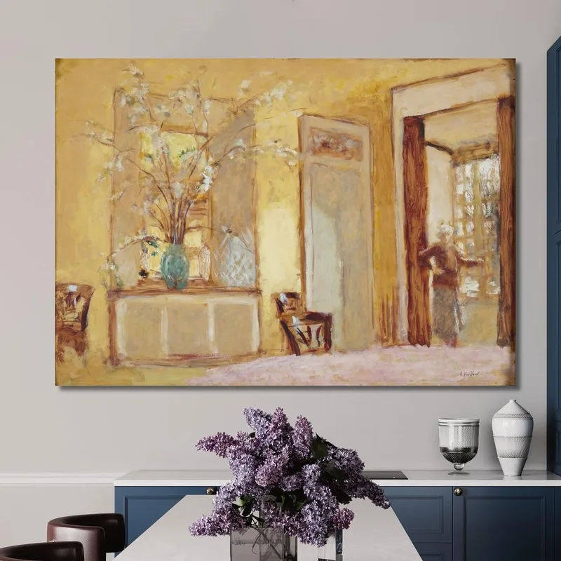 Woman In An Interior Madame Hessel At Les Clayes Édouard Vuillard