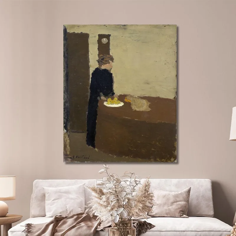 Frau In Schwarz Édouard Vuillard