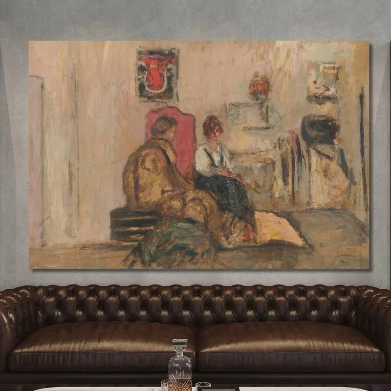 Yvonne Printemps In Her Dressing Room Édouard Vuillard