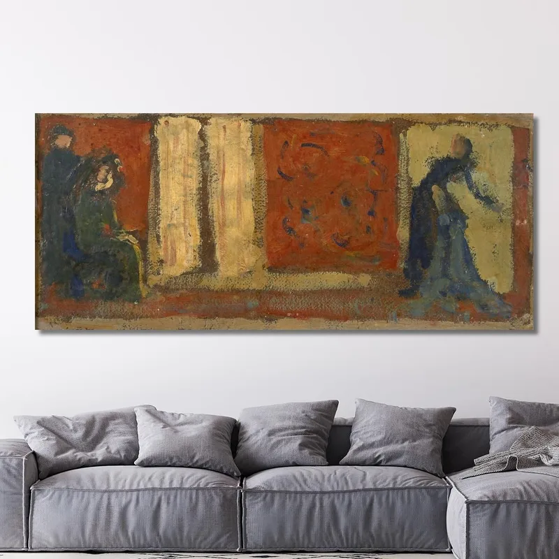 Studie Für Eine Der Übertüren Der Nähwerkstatt Édouard Vuillard
