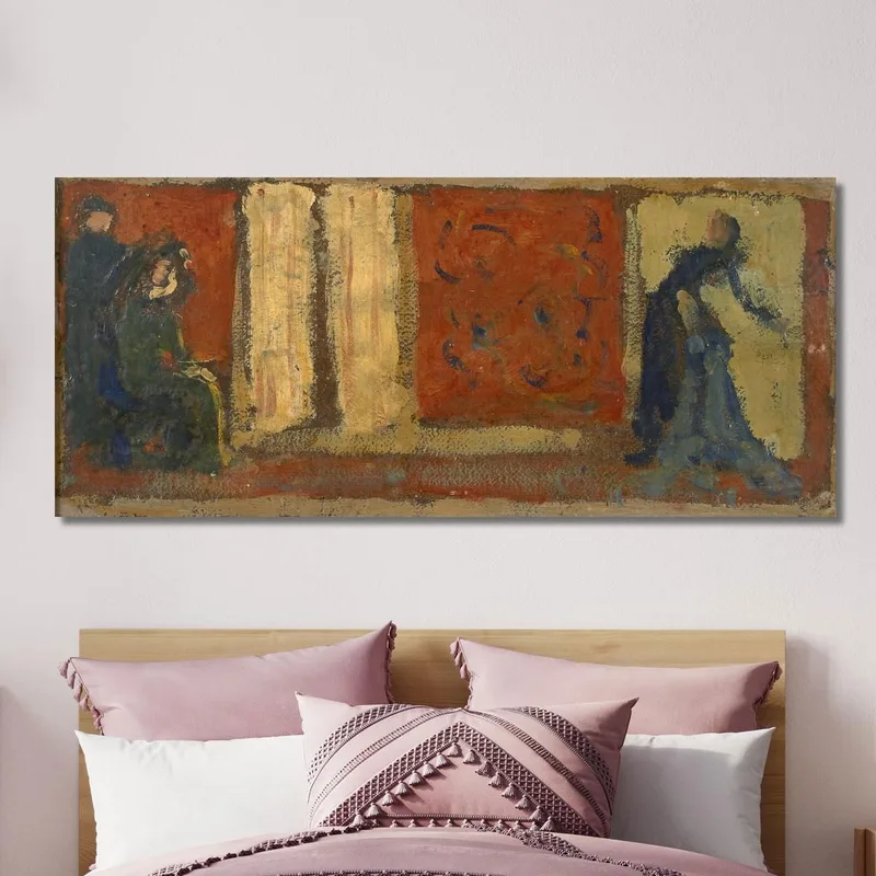 Studie Für Eine Der Übertüren Der Nähwerkstatt Édouard Vuillard