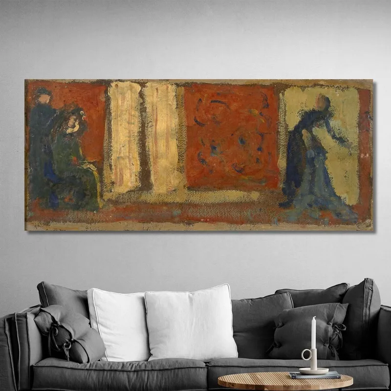 Studie Für Eine Der Übertüren Der Nähwerkstatt Édouard Vuillard
