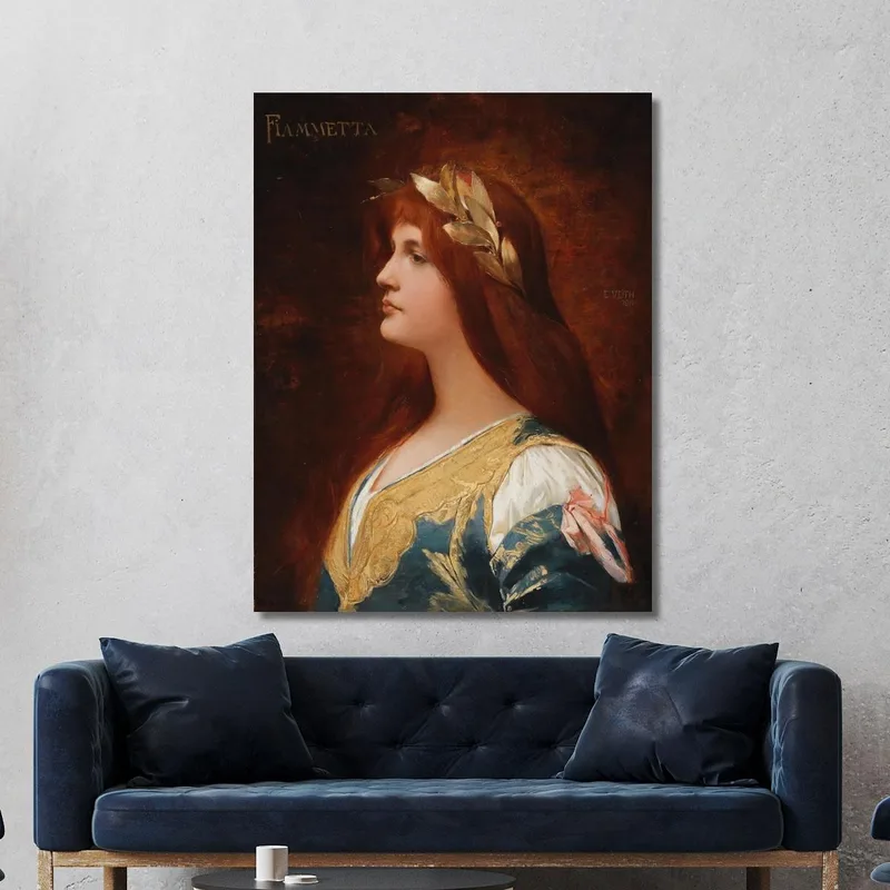 Fiammetta Eduard Veith canvas print