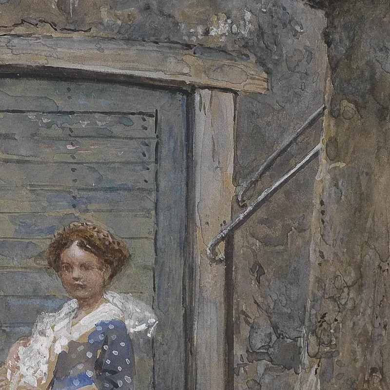 Villaggio Di Kahlenberg Eduard Veith quadro stampa su tela