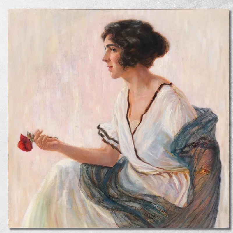 Bellezza Eduard Veith quadro stampa su tela