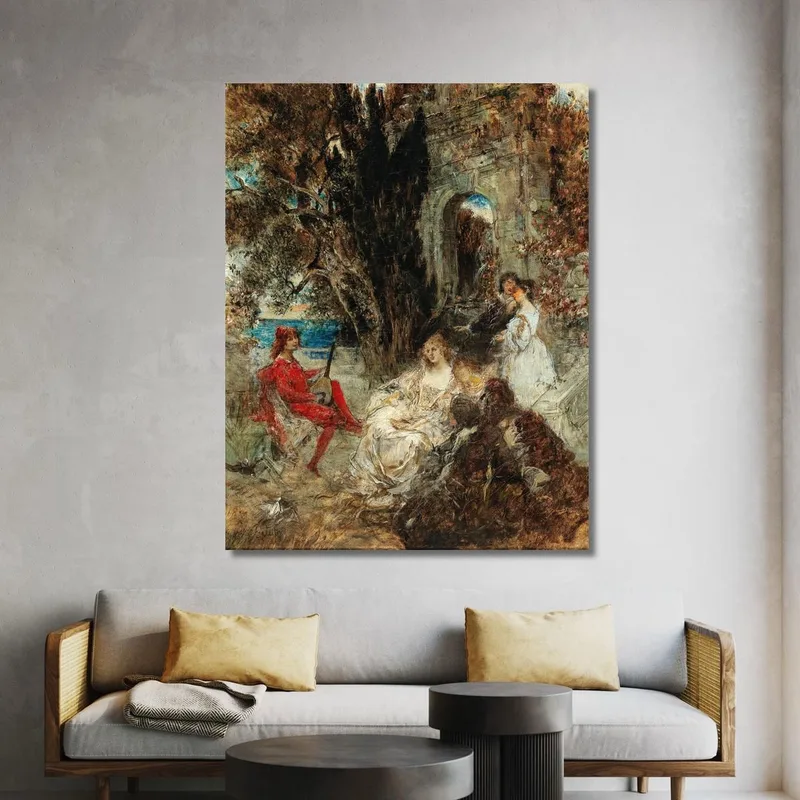 Serenade Eduard Veith canvas print