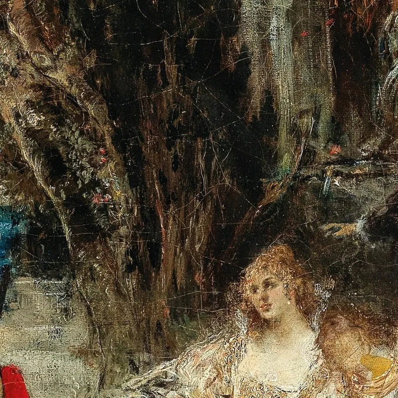 Serenade Eduard Veith canvas print