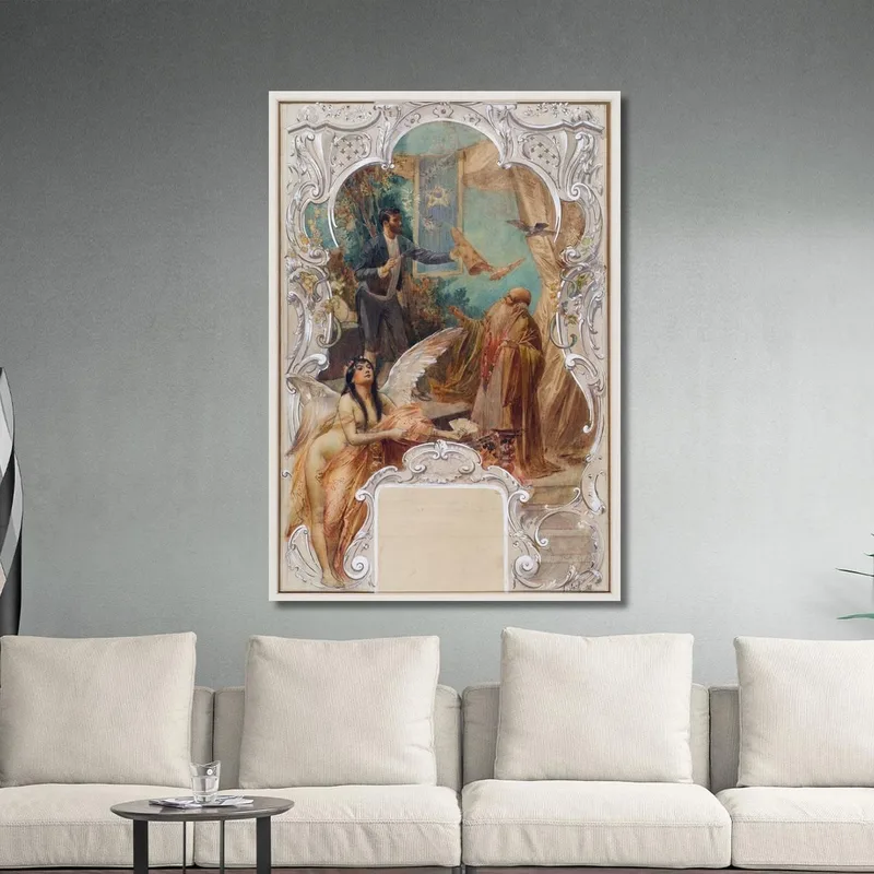 Juggler Eduard Veith canvas print