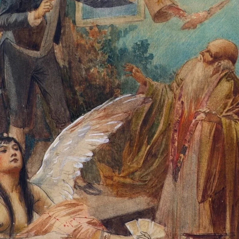 Juggler Eduard Veith canvas print