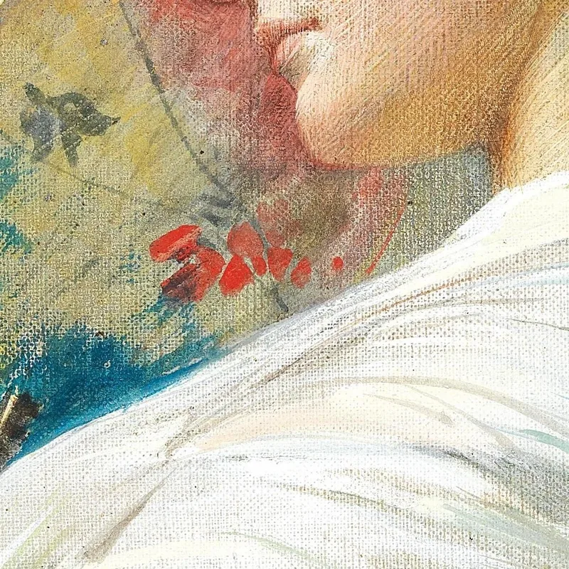 The Japanese Fan Eduard Veith canvas print