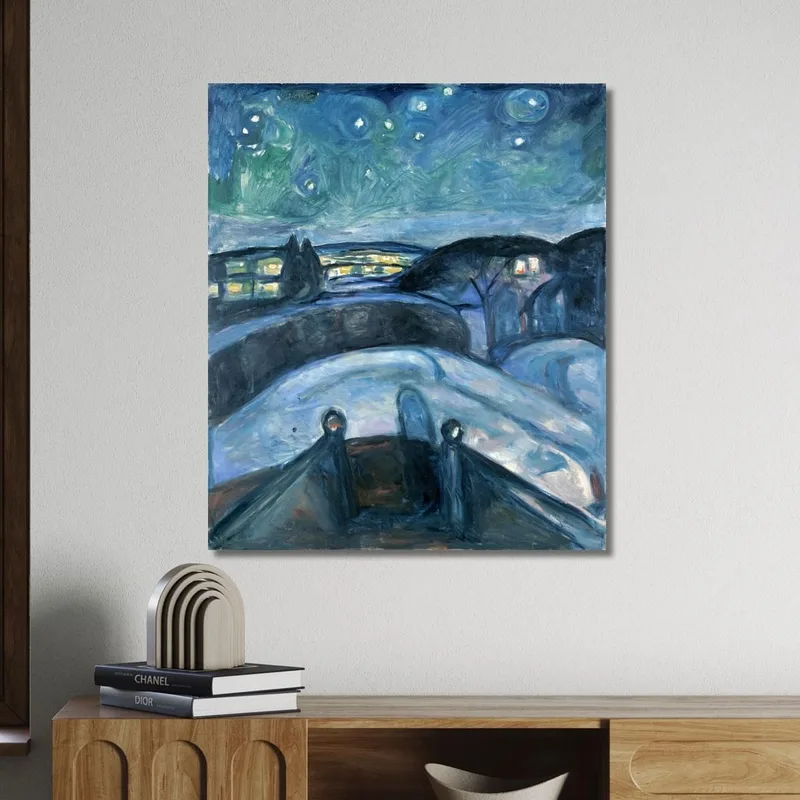 Notte Stellata Edvard Munch