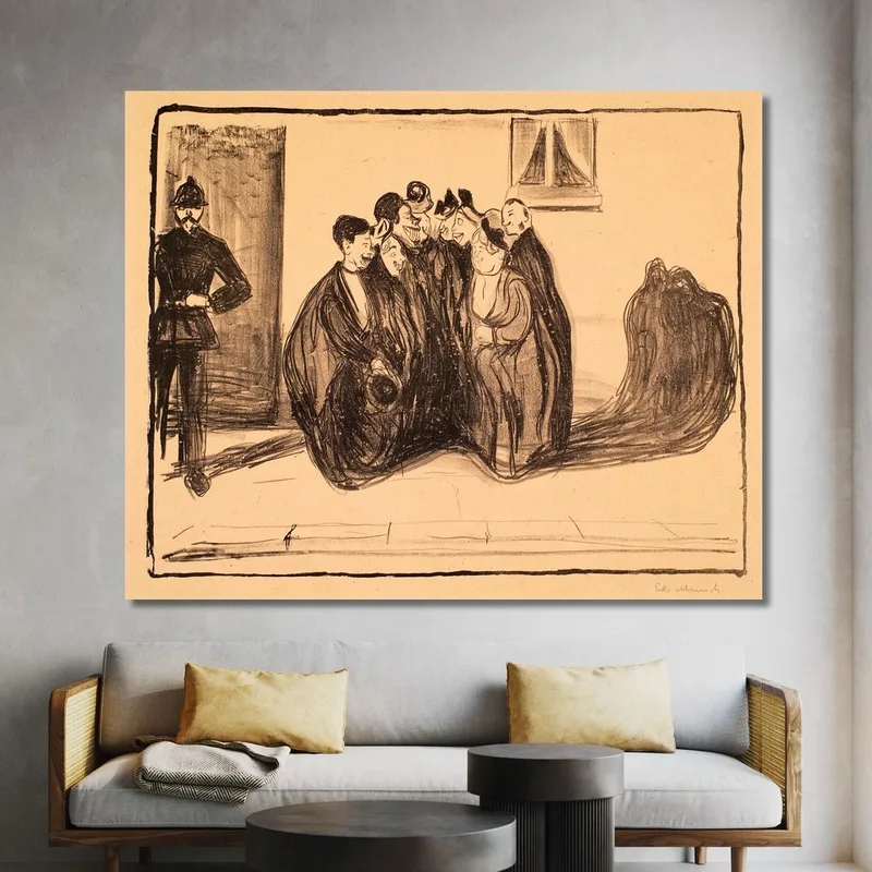 Nach Der Party Edvard Munch