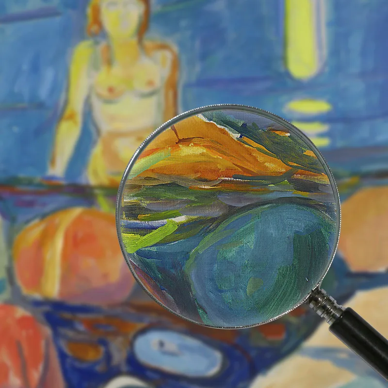 Femme Et Enfants Au Bain Edvard Munch