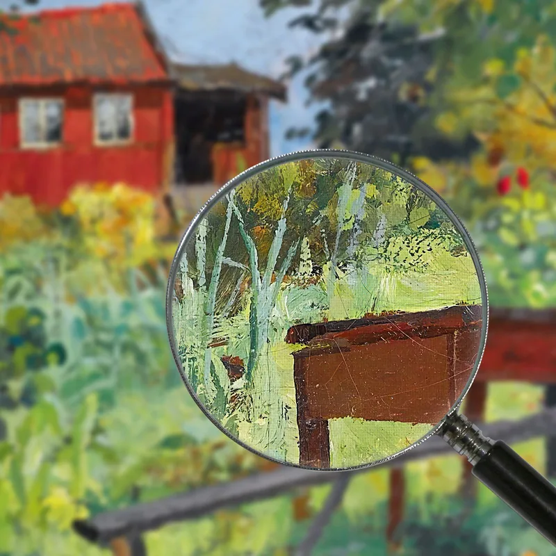 Garten Mit Rotem Haus Edvard Munch
