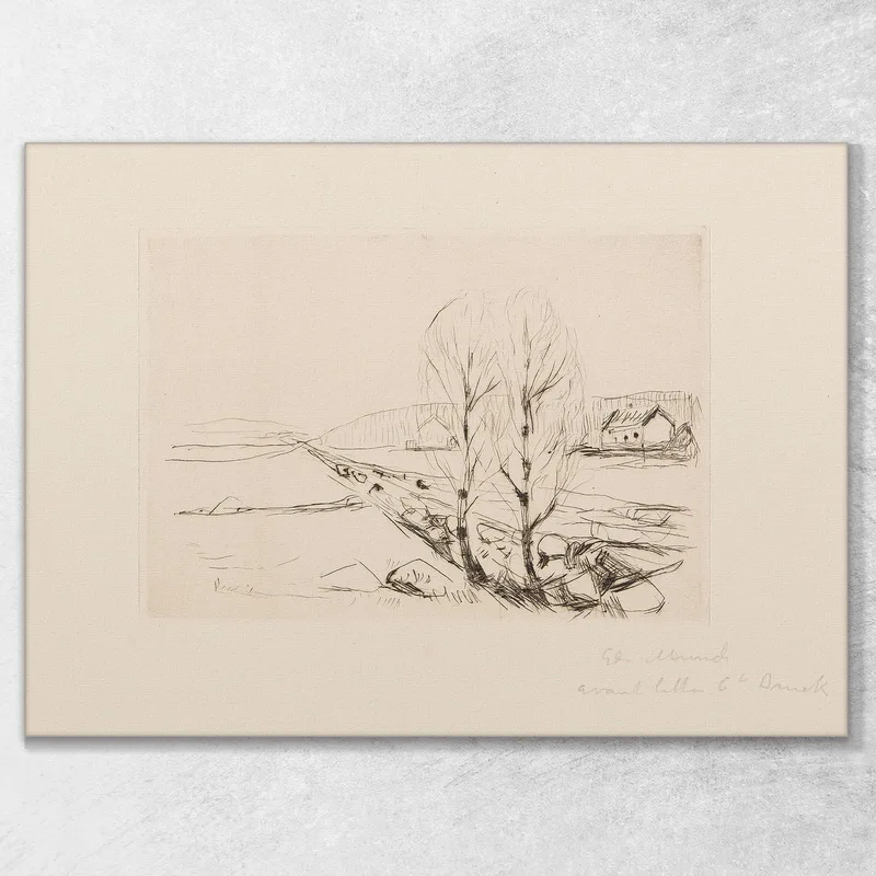 Paysage Norvégien Edvard Munch
