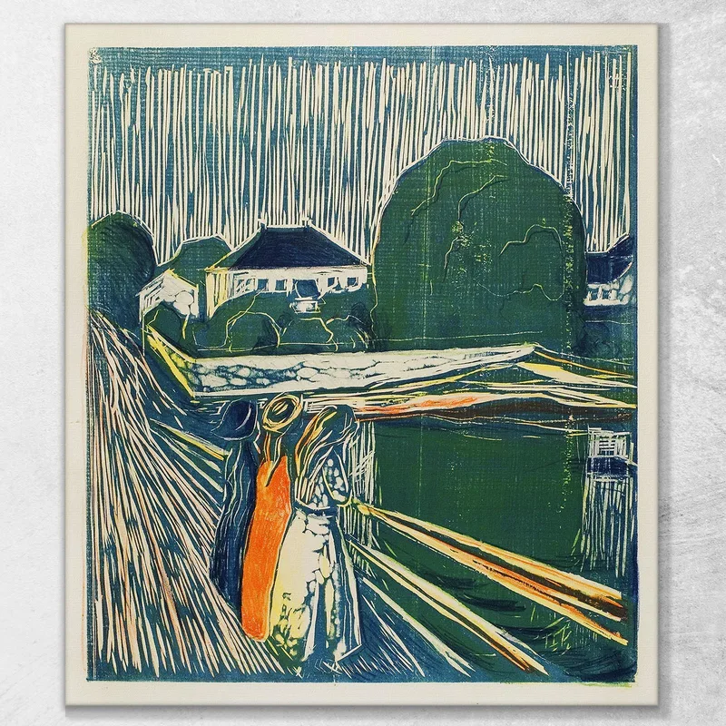Las Chicas Del Puente 1918 Edvard Munch