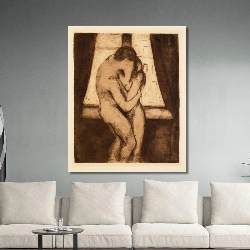 Der Kuss 2 Edvard Munch