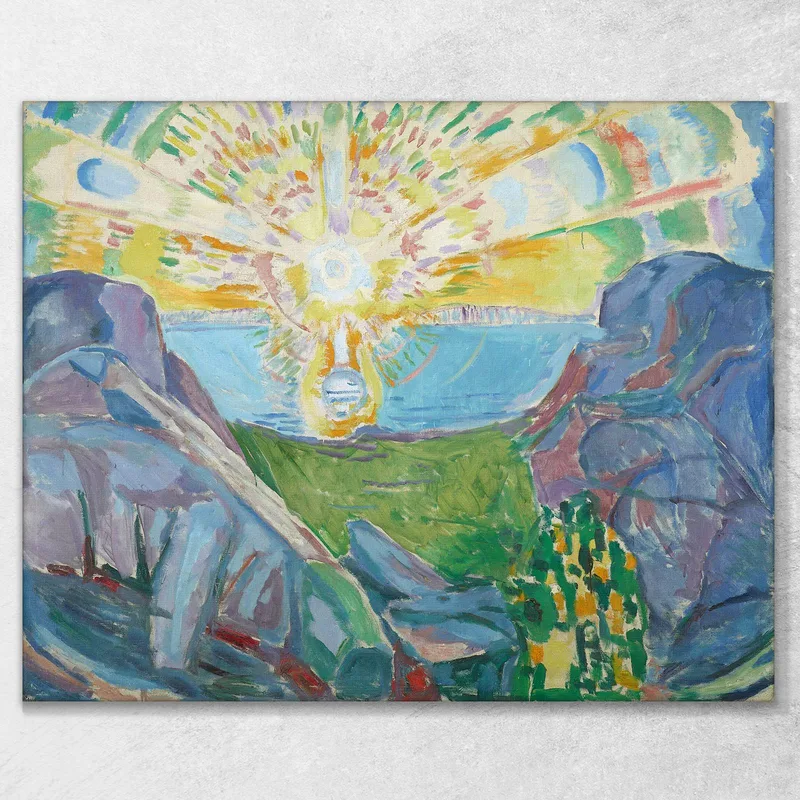 El Sol 1910 Edvard Munch