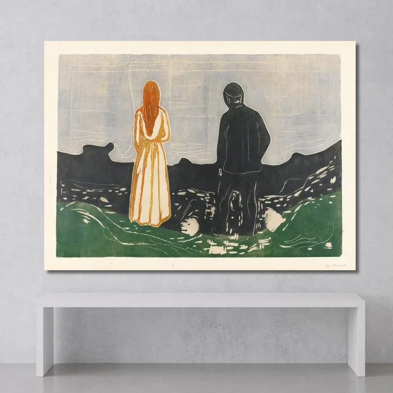 Deux Êtres Humains. Les Solitaires Edvard Munch
