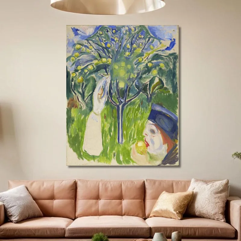 Dos Mujeres En El Jardín Edvard Munch