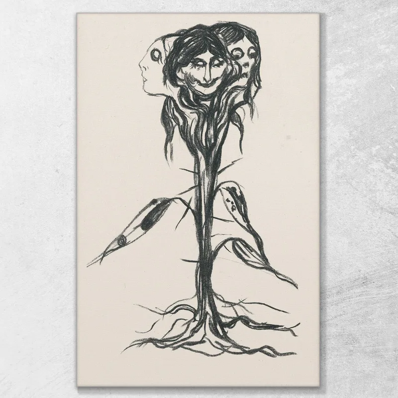 Vignetta Amaryllis Edvard Munch