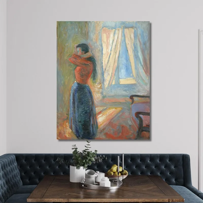 Donna Che Si Guarda Allo Specchio Edvard Munch