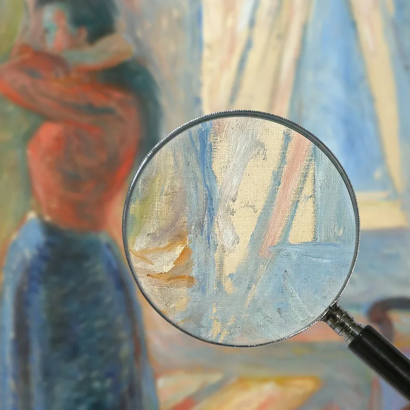 Donna Che Si Guarda Allo Specchio Edvard Munch