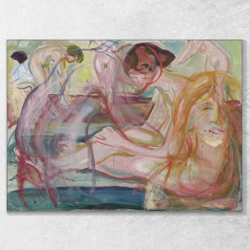 Femmes Dans Le Bain Edvard Munch