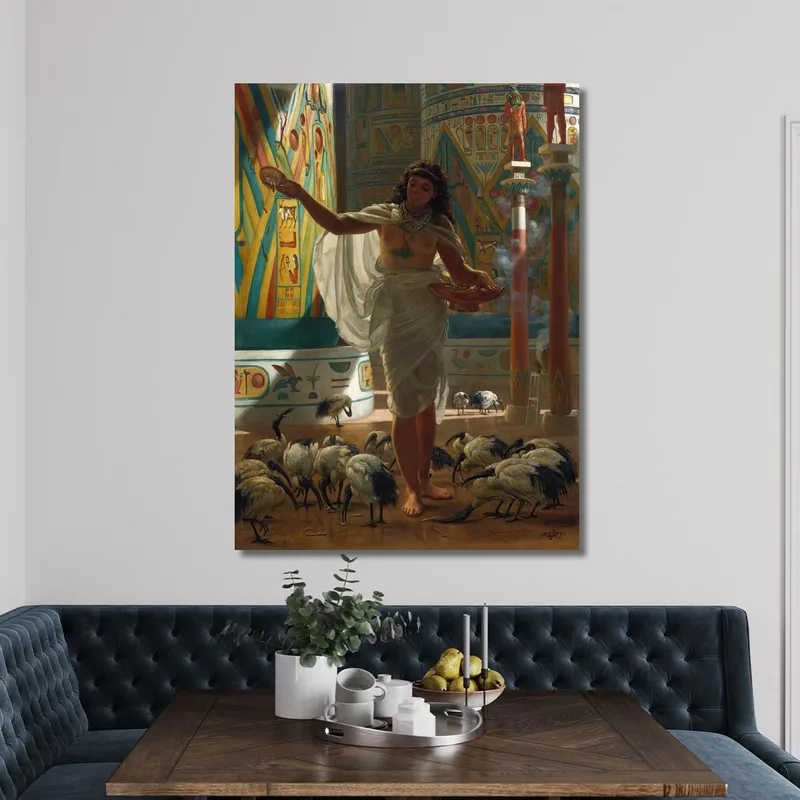 Nutrendo L’Ibis Sacro Nelle Sale Di Karnak Edward John Poynter