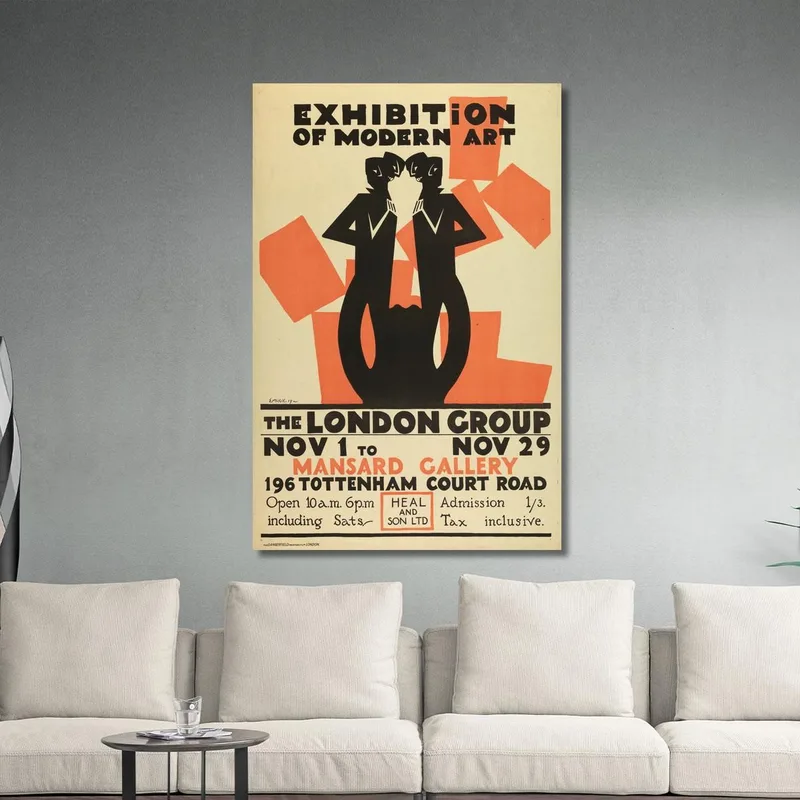 Esposizione D'Arte Moderna - The London Group Edward McKnight Kauffer