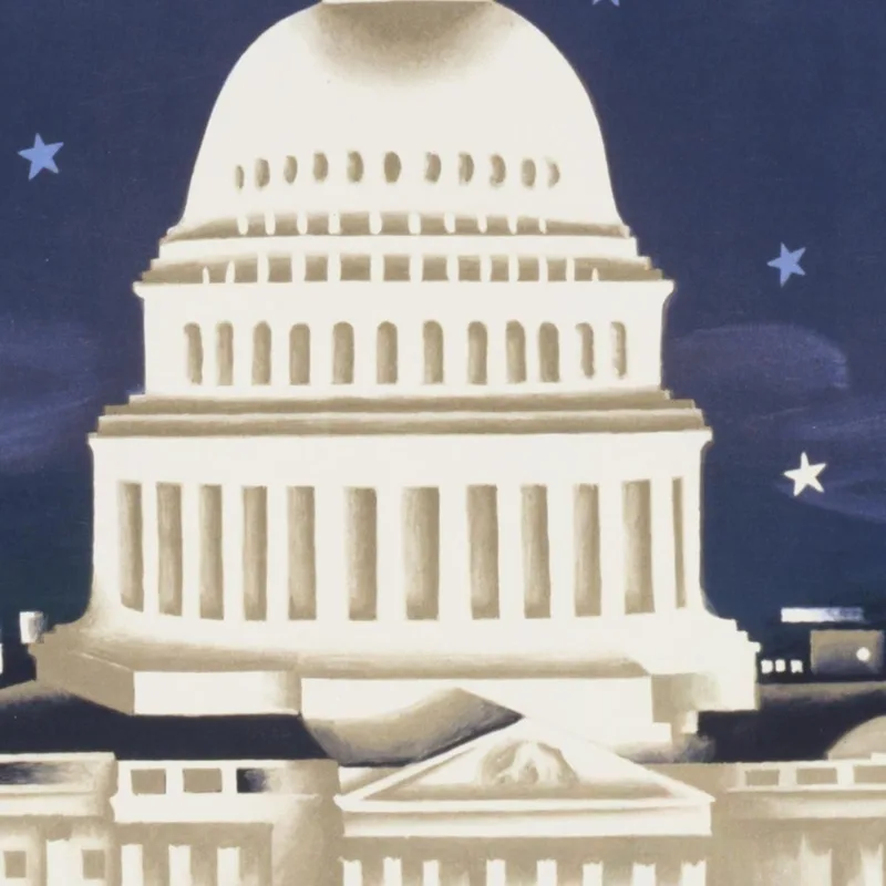 Washington American Airlines Edward McKnight Kauffer