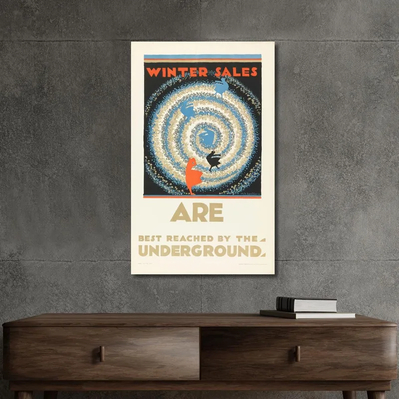 Winter Sales For London Underground Edward McKnight Kauffer