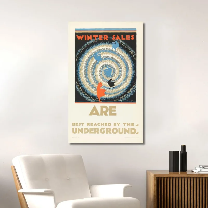 Winter Sales For London Underground Edward McKnight Kauffer