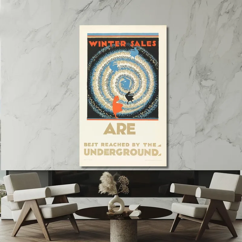 Winter Sales For London Underground Edward McKnight Kauffer