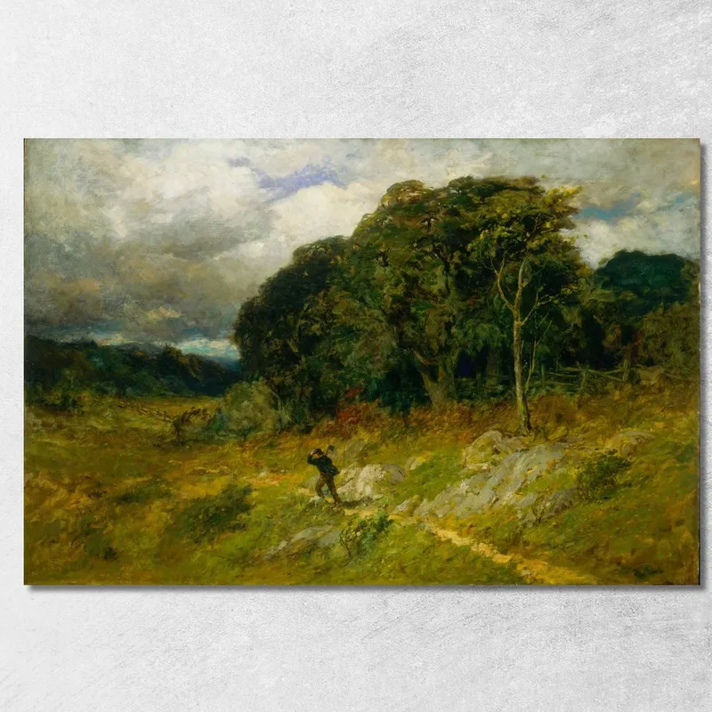 Tempête Approchante Edward Mitchell Bannister tableau impression sur toile