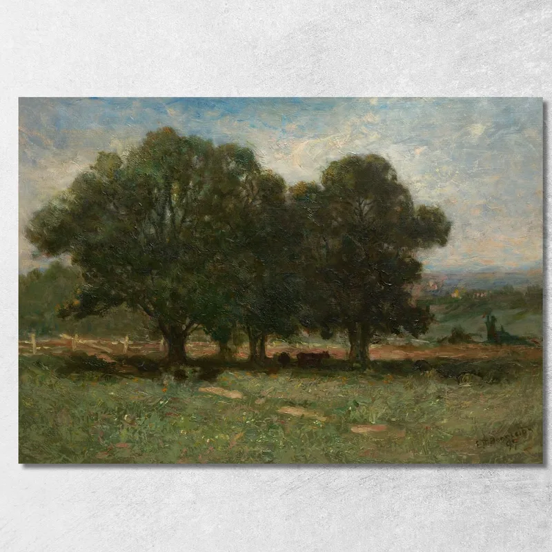 Paysage 2 Edward Mitchell Bannister tableau impression sur toile