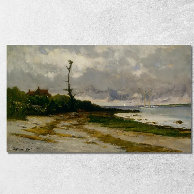 Paysage Près De Newport, R.I. Edward Mitchell Bannister tableau impression sur toile